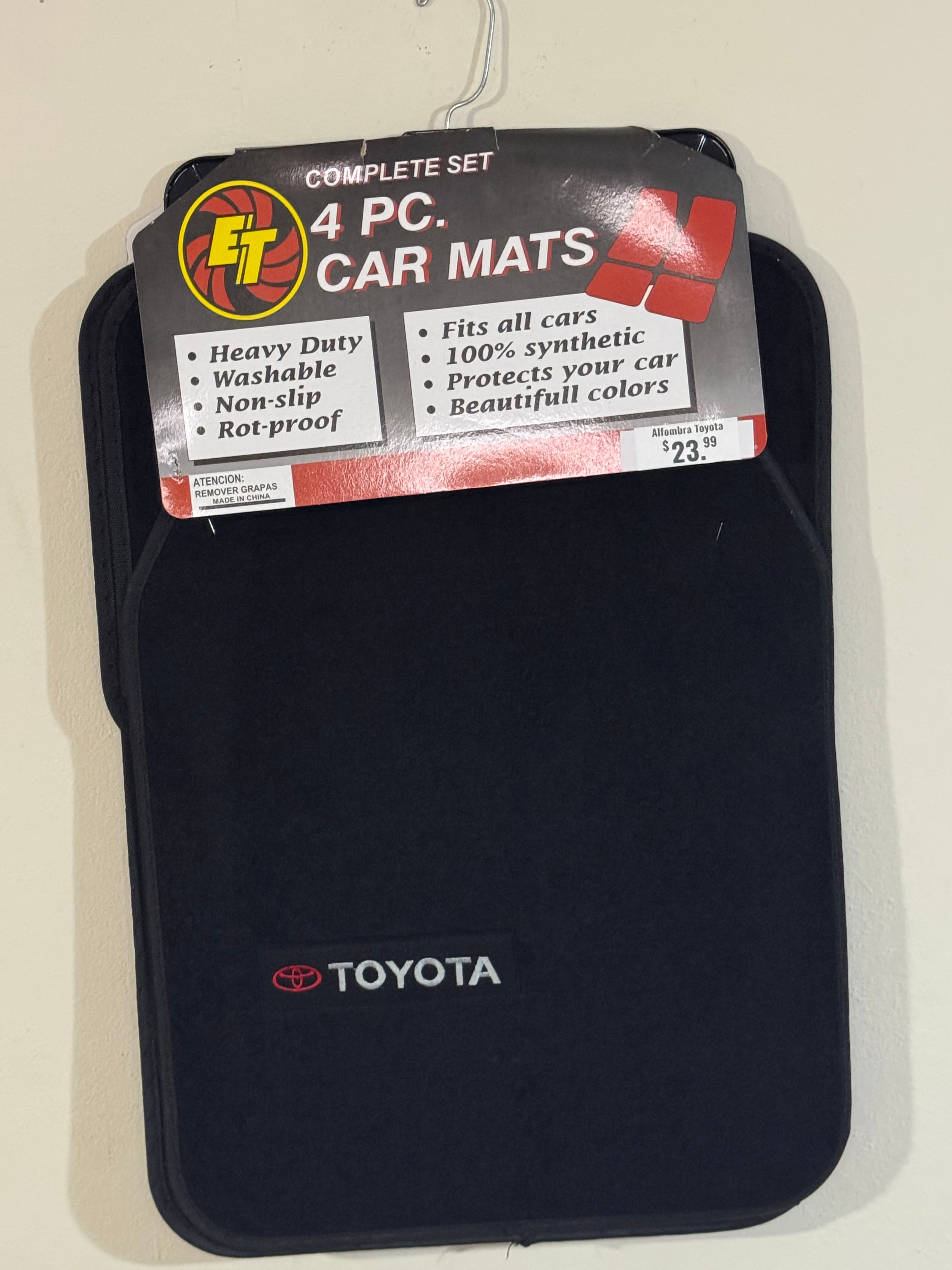 Alfombras Toyota negro
