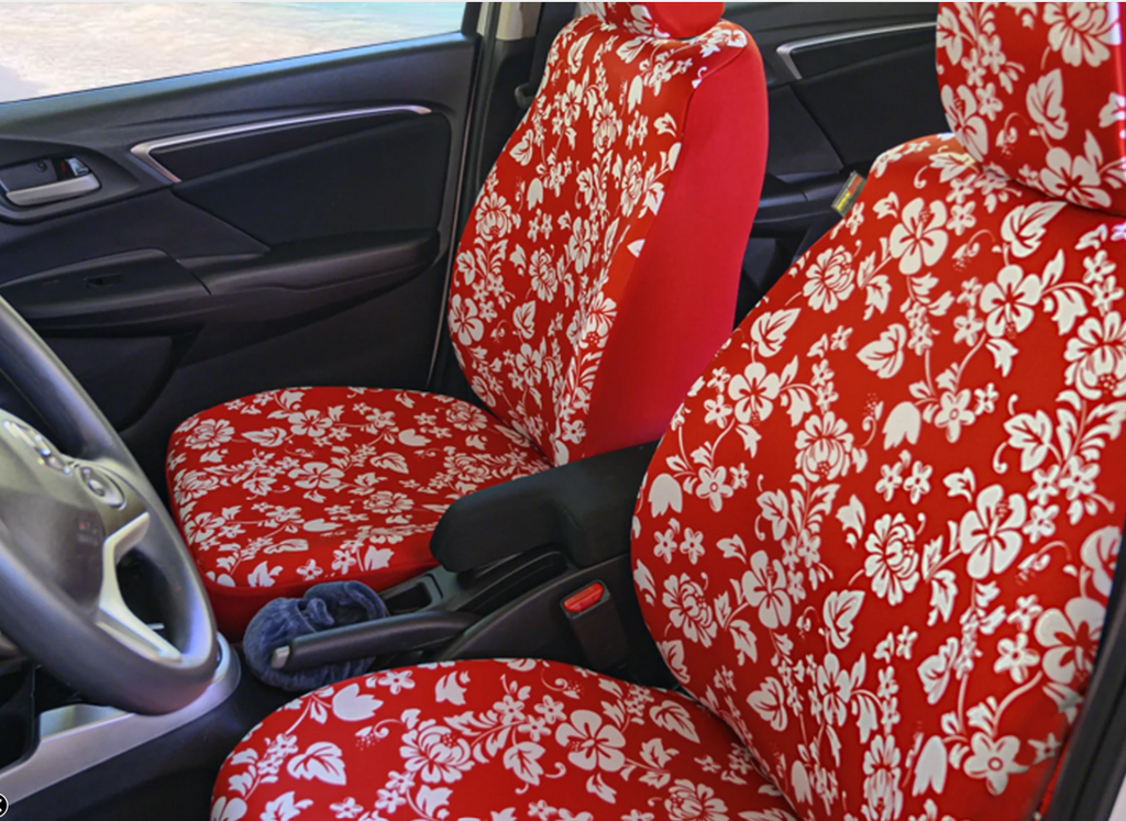 Cover de asiento Hibiscus