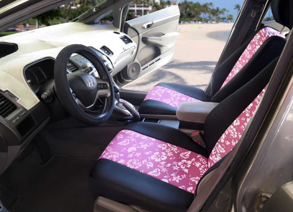 Cover de asiento Hibiscus